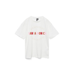 Vero Moda Vmsara mia ss top box jrs ga off-white