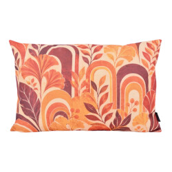 NOVÉE Retro ginkgo kussenhoes | 40x60 cm | katoen/polyester