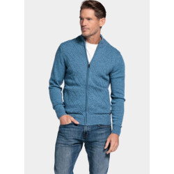 Baileys Vest cardigan zip 10gg, front body 522022/665