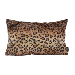 Gek op kussens! Sierkussen furry leopard | | polyester