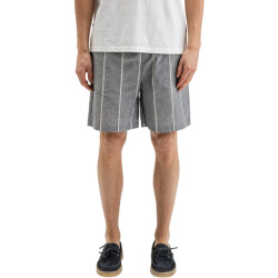 Butcher of Blue Quinn linen short alaska blue