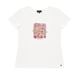 Elvira Collections T-shirt verano off-white