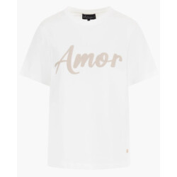 Elvira Collections T-shirt amor off-white