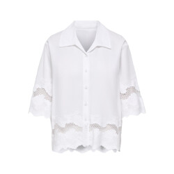 Jacqueline de Yong Jdysvea 24 emb shirt wvn exp off-white
