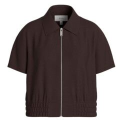 Vila Viclua ss zip shirt -