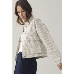 Summum Denim jack stripe