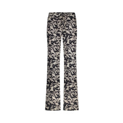Studio Anneloes Abigail leafs trousers ecru dessin