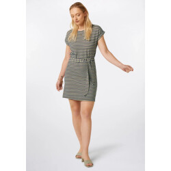 King Louie Aria tunic dress bebop stripe black 09784