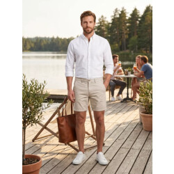 Tailor Stash korte chino stone white