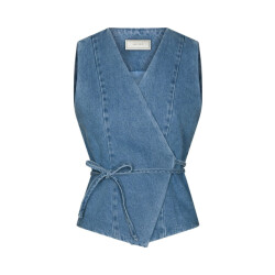 Neo Noir samara denim waistcoat 168983 140