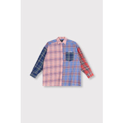 Alix The Label Check mix blouse -