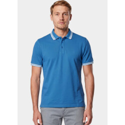 Bos Bright Blue Scotland blue polo heren brick polo plain contrast col spe25108br06sb/241 true blue