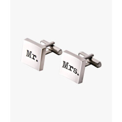 Profuomo cufflink mr mrs pp2ma0003a 040 silver
