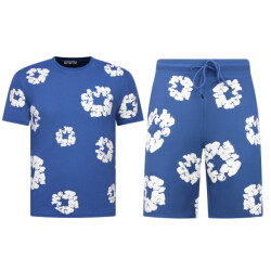 Enos Bloemen zomerset bloemen pak met short twinset