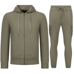 Enos Casual oversized ribbed joggingpak volwassenen trainingspak
