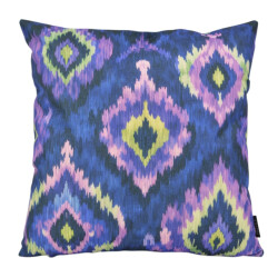 NOVÉE Sierkussen ikat indigo | | katoen/linnen