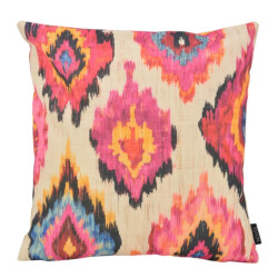 NOVÉE Sierkussen ikat fiesta | 45x45 cm | katoen/linnen