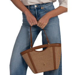 Nikkie Reasi raffia shopper