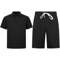Enos Zomerset ribbed oversized polo shirt