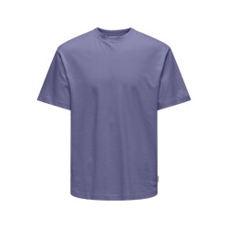 Only & Sons onsfred life rlx ss tee noos 22022532 twilight purple