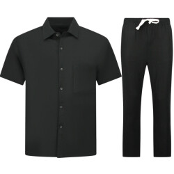 Enos Linnen zomerset oversized twinset