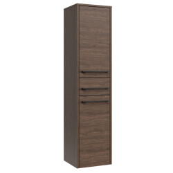 Badplaats Badkamerkast florence 30 x 35 x 130 cm – bruin – hangende