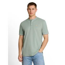 Tom Tailor Stand up collar two tone polo