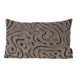 NOVÉE Sierkussen chenille flow | 30 x 50 cm | velvet/polyester