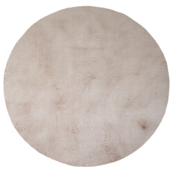 Veer Carpets Vloerkleed morbido zand rond ø200 cm