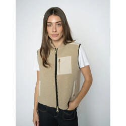 Mos Mosh 179570 174 mosmosh mmrowe eli teddy vest feather gray