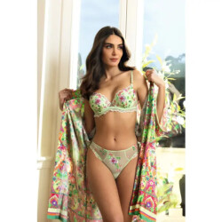 Lise Charmel Coque libertine en fleurs groen