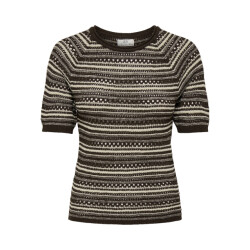 Jacqueline de Yong Jdydara ss o-neck pullover knt dessin