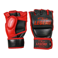 Legend Sports Bokszak / mma handschoenen heren/dames zwart-rood leer