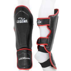 Legend Sports Kickboks scheenbeschermers legend best heren/dames zwart- pu