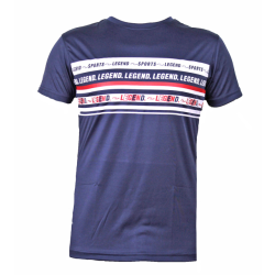 Legend Sports T-shirt sports kids/volwassenen navy polyester/katoen