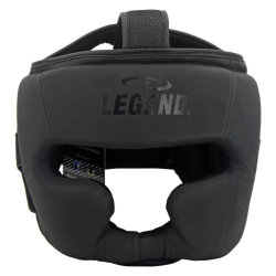 Legend Sports Hoofdbeschermer leder pro mat