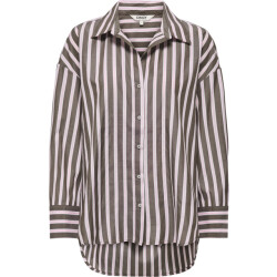 Only Onloregon alva lange mouw reg shirt coffee bean