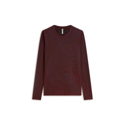 Summum 3s5170-30644 335 basic tee soft lurex jersey dark burgundy