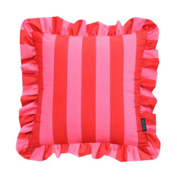 NOVÉE Ruffles stripe / kussenhoes | 45x45 cm | katoen/polyester