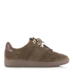 DWRS Label Dwrs poona sneakers dark brown lage sneakers dames