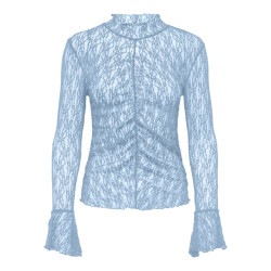 Jacqueline de Yong Jdylala ls high neck lace top jrs licht