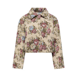 Jacqueline de Yong Jdyflola ls jacquard jacket wvn zand dessin