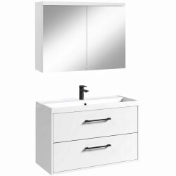 Badplaats Badkamermeubel florence 80 x 40 cm hoogglans badmeubel met