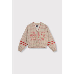 Alix The Label Sporty check bomber zand dessin