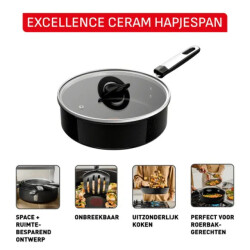 Tefal Excellence keramische hapjespan 24cm