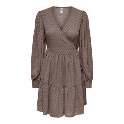 Jacqueline de Yong Jdygaucho life ls wrap dress wvn dessin