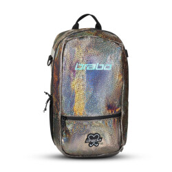 Brabo Backpack fun rainbow/aqua hockey rugzak -