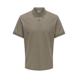 Only & Sons Onsben reg ss polo shirt noos taupe