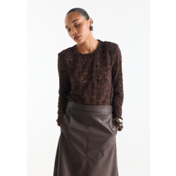 Jansen Amsterdam Kiki fl155 lace top dark brown