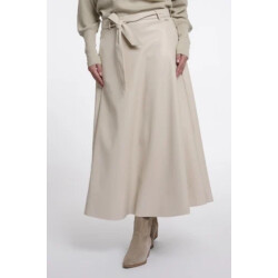 Rino & Pelle Chelsea.7502611 rino en pelle faux leather skirt with belt birch